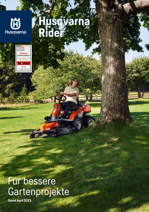 Brochure Rider 2023, DE