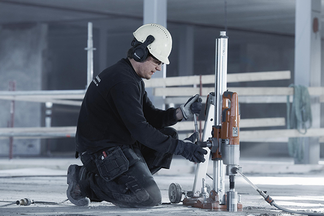 С бурильными машинами Husqvarna бурение становится эффективнее